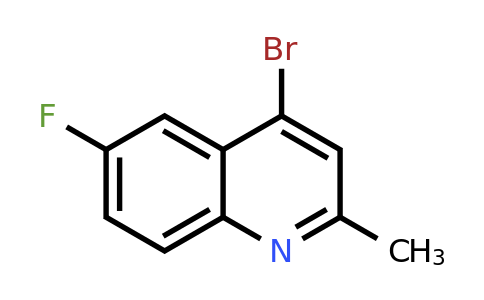 CAS 1070879-47-8 | 4-Bromo-6-fluoro-2-methylquinoline