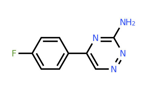 CAS 107128-47-2 | 5-(4-Fluorophenyl)-1,2,4-triazin-3-amine