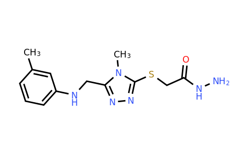 CAS 1071351-29-5 | 2-((4-Methyl-5-((m-tolylamino)methyl)-4H-1,2,4-triazol-3-yl)thio)acetohydrazide