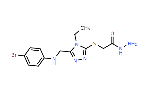 CAS 1071351-36-4 | 2-((5-(((4-Bromophenyl)amino)methyl)-4-ethyl-4H-1,2,4-triazol-3-yl)thio)acetohydrazide