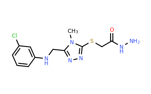 CAS 1071368-84-7 | 2-((5-(((3-Chlorophenyl)amino)methyl)-4-methyl-4H-1,2,4-triazol-3-yl)thio)acetohydrazide