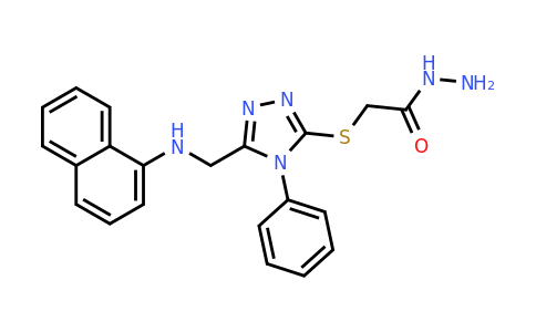 CAS 1071400-62-8 | 2-((5-((Naphthalen-1-ylamino)methyl)-4-phenyl-4H-1,2,4-triazol-3-yl)thio)acetohydrazide