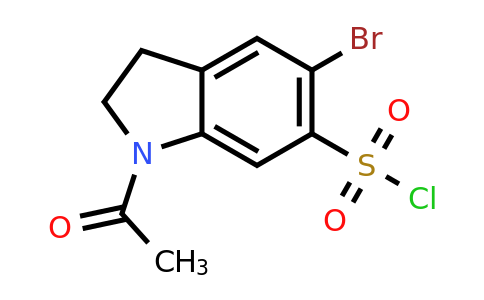 CAS 107144-42-3 | 1-Acetyl-5-bromo-2,3-dihydro-1H-indole-6-sulfonyl chloride