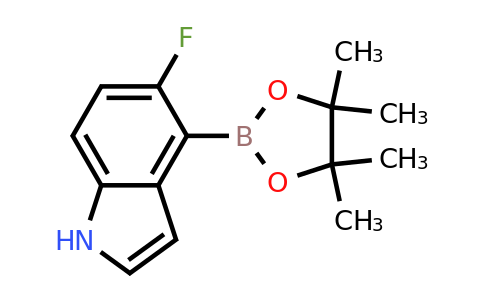 CAS 1072009-08-5 | 5-fluoro-4-(tetramethyl-1,3,2-dioxaborolan-2-yl)-1H-indole