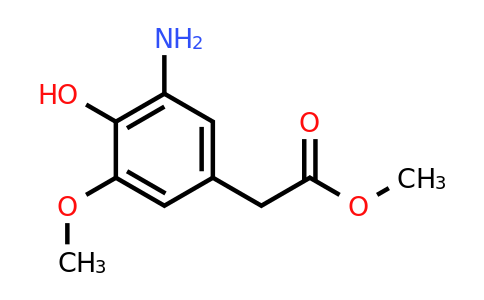 CAS 1072150-33-4 | Methyl 2-(3-amino-4-hydroxy-5-methoxyphenyl)acetate