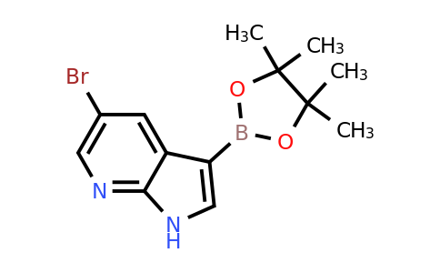CAS 1072152-50-1 | 5-Bromo-3-(4,4,5,5-tetramethyl-1,3,2-dioxaborolan-2-YL)-1H-pyrrolo[2,3-B]pyridine