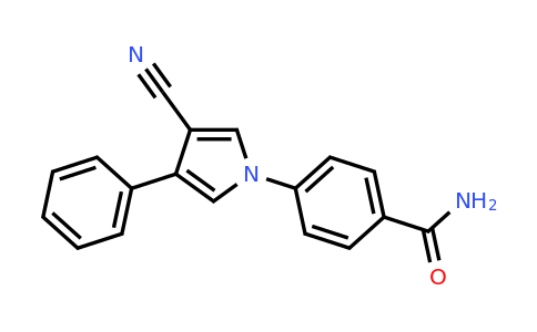 CAS 1072202-78-8 | 4-(3-Cyano-4-phenyl-1H-pyrrol-1-yl)benzamide