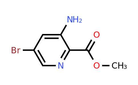 CAS 1072448-08-8 | Methyl 3-amino-5-bromopicolinate