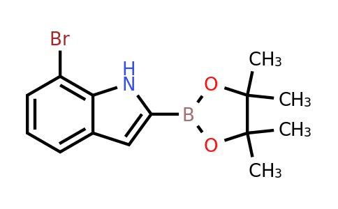 CAS 1072812-23-7 | 7-Bromo-2-(4,4,5,5-tetramethyl-1,3,2-dioxaborolan-2-YL)-1H-indole