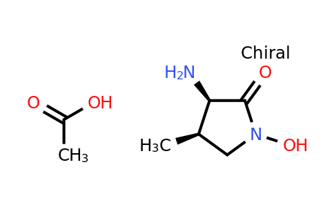 CAS 1072933-71-1 | (3R,4R)-3-Amino-1-hydroxy-4-methylpyrrolidin-2-one acetic acid salt