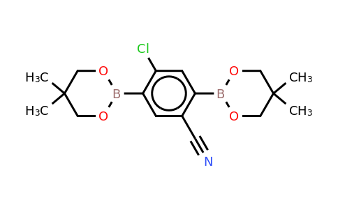 CAS 1072944-28-5 | 4-Chlorobenzonitrile-2,5-diboronic acid neopentyl glycol ester