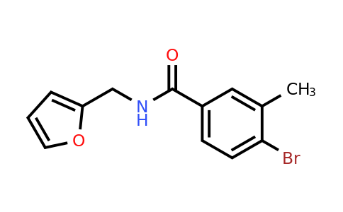 CAS 1072944-32-1 | 4-Bromo-N-(furan-2-ylmethyl)-3-methylbenzamide