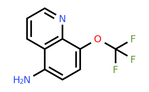 CAS 1072944-53-6 | 8-(Trifluoromethoxy)quinolin-5-amine