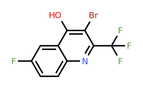 CAS 1072944-66-1 | 3-Bromo-6-fluoro-2-(trifluoromethyl)quinolin-4-ol