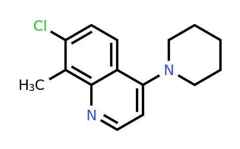 CAS 1072944-74-1 | 7-Chloro-8-methyl-4-(piperidin-1-yl)quinoline