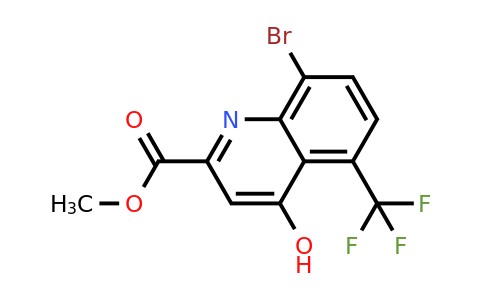CAS 1072944-77-4 | Methyl 8-bromo-4-hydroxy-5-(trifluoromethyl)quinoline-2-carboxylate