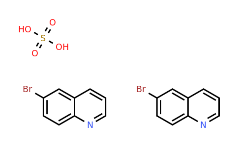 CAS 1072944-78-5 | Bis(6-Bromoquinoline)sulfate