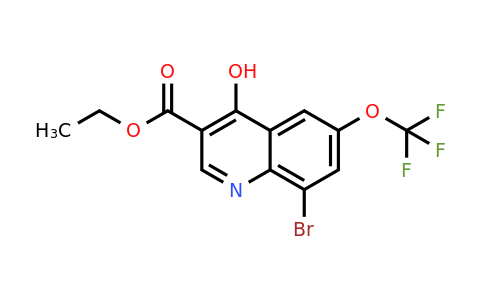 CAS 1072944-81-0 | Ethyl 8-bromo-4-hydroxy-6-(trifluoromethoxy)quinoline-3-carboxylate