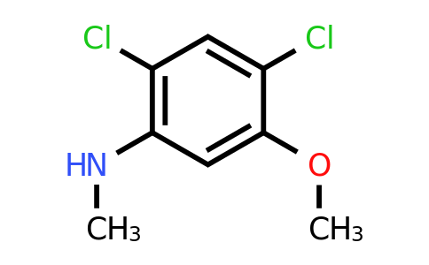 CAS 1072945-55-1 | 2,4-Dichloro-5-methoxy-N-methylaniline