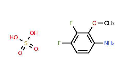 CAS 1072945-56-2 | 3,4-Difluoro-2-methoxyaniline sulfate