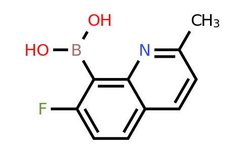 CAS 1072945-61-9 | (7-Fluoro-2-methylquinolin-8-yl)boronic acid