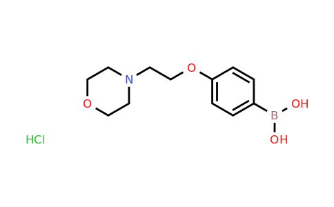 CAS 1072945-74-4 | (4-(2-morpholinoethoxy)phenyl)boronic acid hydrochloride