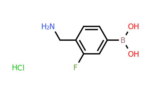 CAS 1072946-45-2 | (4-(Aminomethyl)-3-fluorophenyl)boronic acid hydrochloride