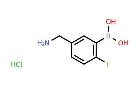 CAS 1072946-46-3 | (5-(Aminomethyl)-2-fluorophenyl)boronic acid hydrochloride