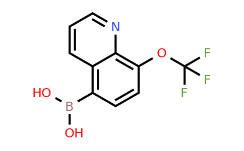 CAS 1072951-46-2 | (8-(Trifluoromethoxy)quinolin-5-yl)boronic acid