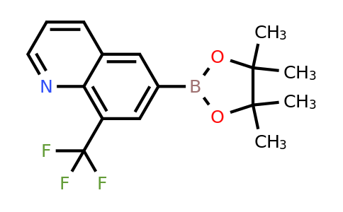 CAS 1072951-47-3 | 6-(4,4,5,5-Tetramethyl-1,3,2-dioxaborolan-2-YL)-8-(trifluoromethyl)quinoline