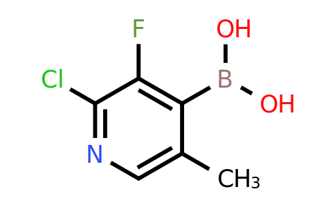 CAS 1072952-39-6 | 2-Chloro-3-fluoro-5-picoline-4-boronic acid