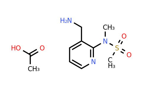 CAS 1073159-75-7 | N-[3-(aminomethyl)pyridin-2-yl]-N-methylmethanesulfonamide; acetic acid