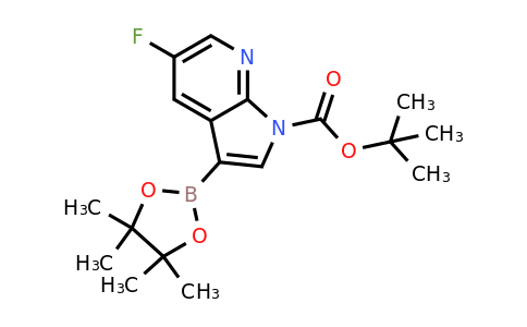 CAS 1073338-93-8 | tert-butyl 5-fluoro-3-(4,4,5,5-tetramethyl-1,3,2-dioxaborolan-2-yl)-1h-pyrrolo[2,3-b]pyridine-1-carboxylate