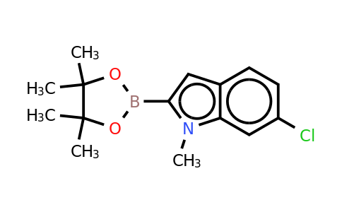 CAS 1073353-82-8 | 6-Chloro-1-methylindole-2-boronic acid, pinacol ester