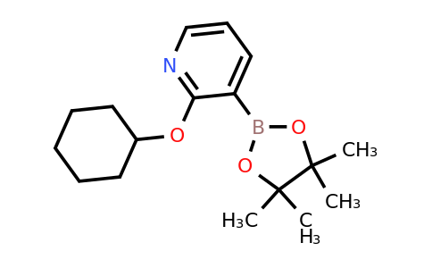 CAS 1073354-43-4 | 2-(Cyclohexyloxy)-3-(4,4,5,5-tetramethyl-1,3,2-dioxaborolan-2-YL)pyridine