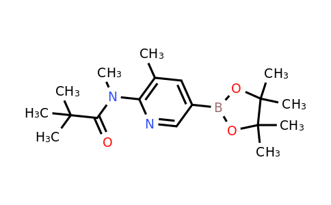 CAS 1073354-77-4 | 5-Methyl-6-(methyl-pivaloylamino)pyridine-3-boronic acid pinacol ester
