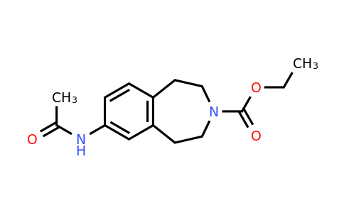 CAS 107393-75-9 | ethyl 7-acetamido-1,2,4,5-tetrahydro-3H-benzo[d]azepine-3-carboxylate