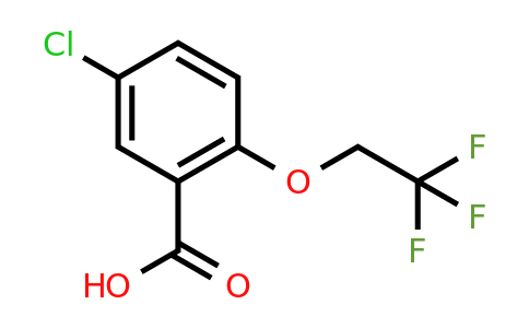 CAS 1075243-52-5 | 5-chloro-2-(2,2,2-trifluoroethoxy)benzoic acid