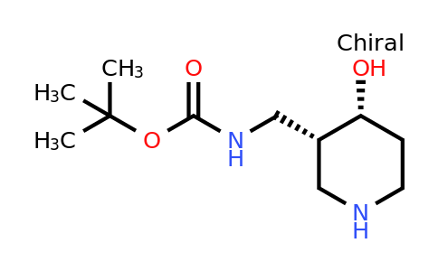CAS 1075260-13-7 | tert-butyl N-{[(3R,4R)-4-hydroxypiperidin-3-yl]methyl}carbamate