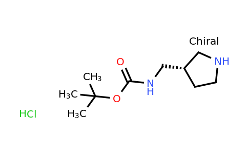 CAS 1075260-66-0 | tert-butyl N-{[(3S)-pyrrolidin-3-yl]methyl}carbamate hydrochloride