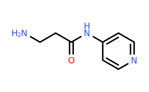 CAS 107551-92-8 | 3-amino-N-(pyridin-4-yl)propanamide
