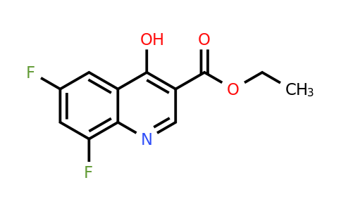 CAS 107555-38-4 | Ethyl 6,8-difluoro-4-hydroxyquinoline-3-carboxylate