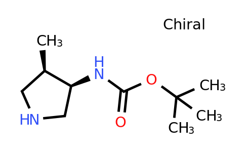 CAS 107610-69-5 | carbamic acid, [(3r,4r)-4-methyl-3-pyrrolidinyl]-, 1,1-dimethylethyl ester, rel-