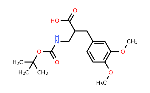 CAS 1076197-01-7 | 3-((tert-Butoxycarbonyl)amino)-2-(3,4-dimethoxybenzyl)propanoic acid