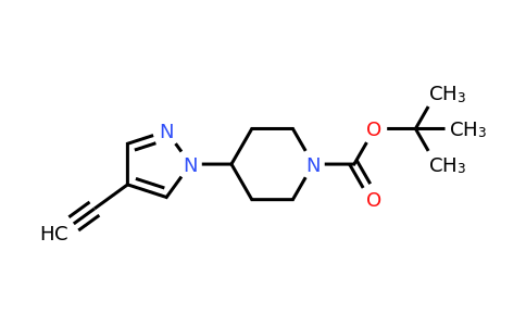 CAS 1076224-02-6 | tert-butyl 4-(4-ethynylpyrazol-1-yl)piperidine-1-carboxylate