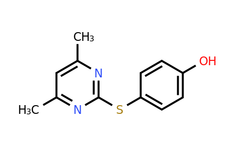 CAS 107718-34-3 | 4-((4,6-Dimethylpyrimidin-2-yl)thio)phenol
