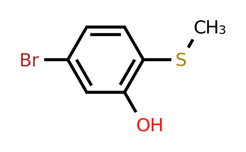 CAS 107724-65-2 | 5-Bromo-2-(methylsulfanyl)phenol