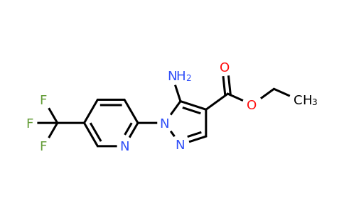 CAS 107748-84-5 | Ethyl 5-amino-1-[5-(trifluoromethyl)pyridin-2-yl]-1H-pyrazole-4-carboxylate