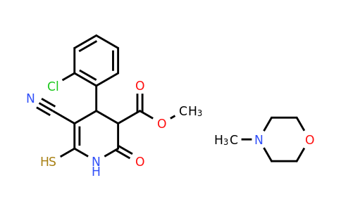 CAS 1078161-58-6 | 4-methylmorpholine; methyl 4-(2-chlorophenyl)-5-cyano-2-oxo-6-sulfanyl-1,2,3,4-tetrahydropyridine-3-carboxylate