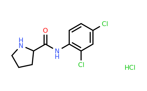 CAS 1078163-21-9 | N-(2,4-Dichlorophenyl)pyrrolidine-2-carboxamide hydrochloride